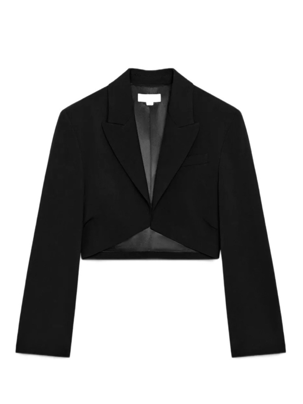 Zara Short Blazer With Shoulder Pads
